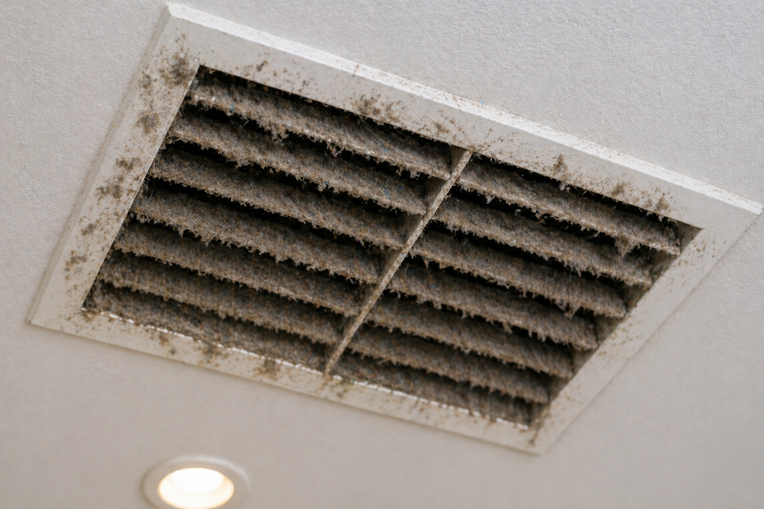 Dusty Vent Buildup