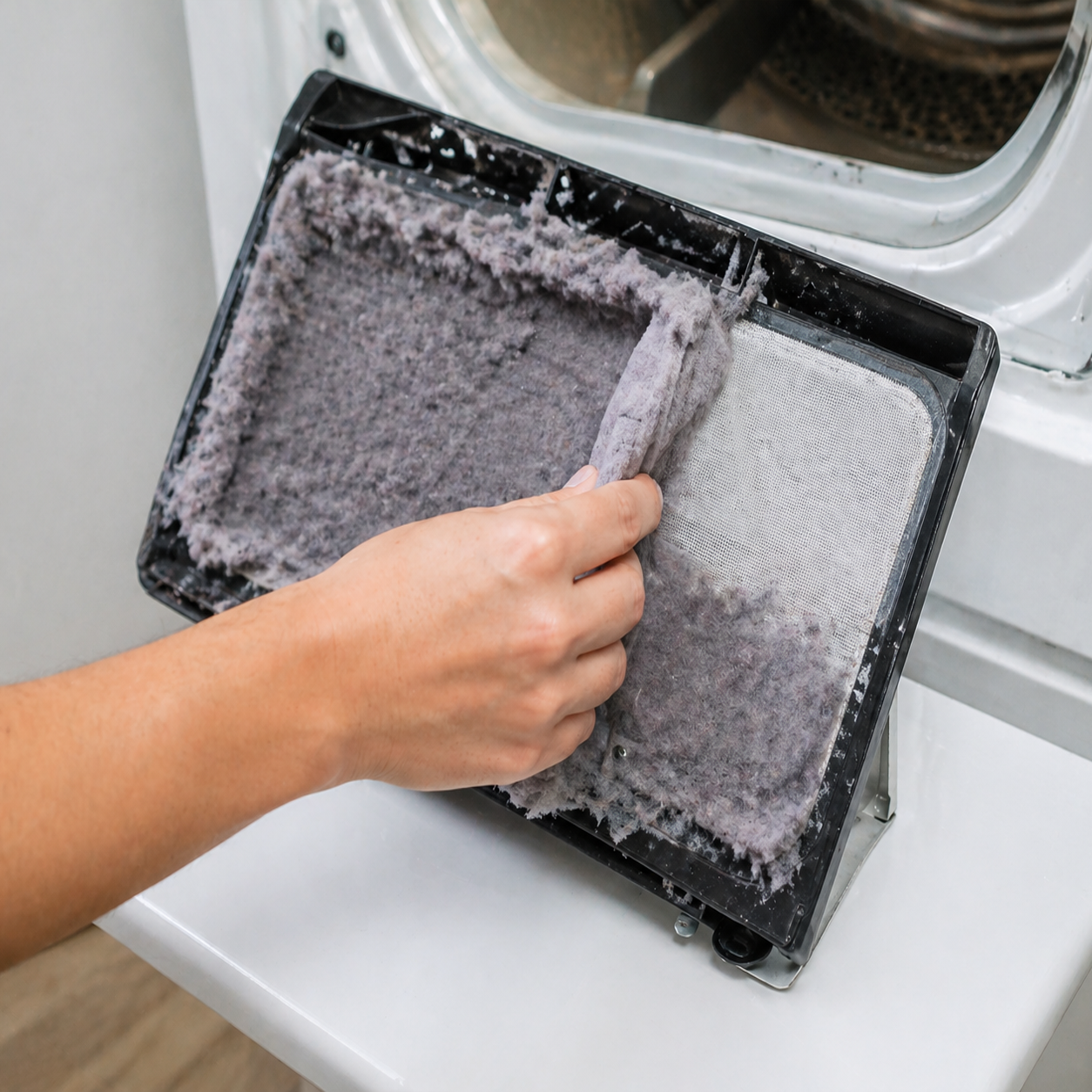 Dryer Lint Removal